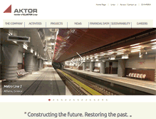 Tablet Screenshot of aktor.gr