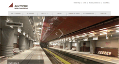 Desktop Screenshot of en.aktor.gr